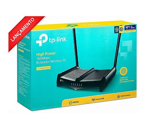 Roteador Wireless N 300mbps High Power 3 Antenas 8dbi Tl-wr 841hp TP-LINK wr841hp tp link