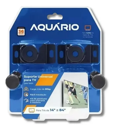 Suporte Universal Para TV Lcd,Led,Plasma,Smart de 14" até 84" Aquário SAV 1001