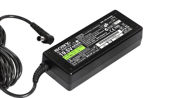 Fonte Sony Notebook e TV   19,5V - 4,7A - Plug 6,5 x 4,4 mm . Fonte carregador Sony