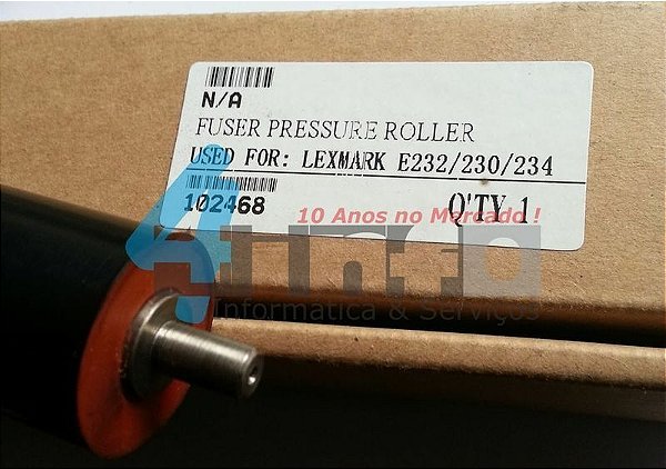 Rolo Pressor Lexmark X203 X204 X342 E340 E330 E240