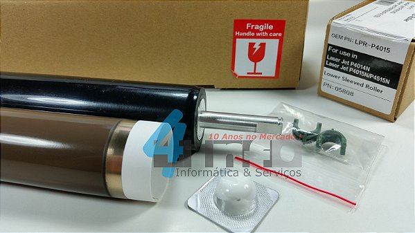 Kit Fusor Original OEM HP Laserjet 4250 4300 4350 4345 Película Metálica + Rolo Pressor + Buchas RM1-1082