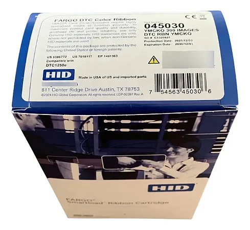 RIBBON YMCKO FARGO 45030 - (300 Impressões)