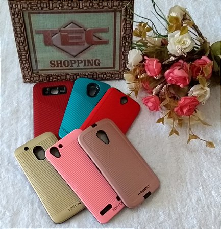 Capa para Celular Anti-Impacto Textura Diversos