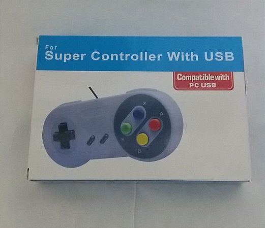 Controle Super Nintendo Usb para Computador