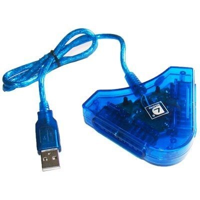 Conversor de Controle Playstation 1 e 2 para PC USB