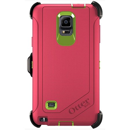 Capas N Cases Acessórios - Capinha Otterbox Defender Samsung Galaxy Note 4  - Rosa e Verde - Capas 'N' Cases Shop