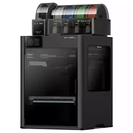 IMPRESSORA 3D BAMBU LAB H2D PRO 220V+ AMS 2 PRO + AMS HT (COMBO) - PF003-E+SA007+SA008-HV