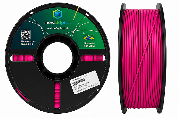 Filamento PLA PREMIUM Inova3DPrint 1,75mm - MAGENTA