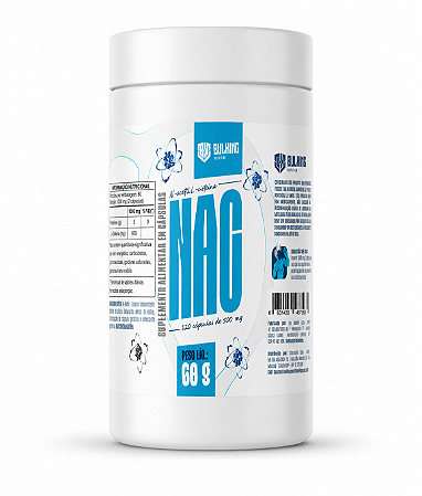 NAC (N-Acetil-Cisteína) 600mg – 120 Cápsulas Bulking Nutrition