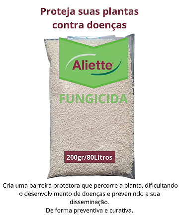 Fungicida Aliette 200gr Fracionado - Controle Sistêmico de Doenças e Gomose