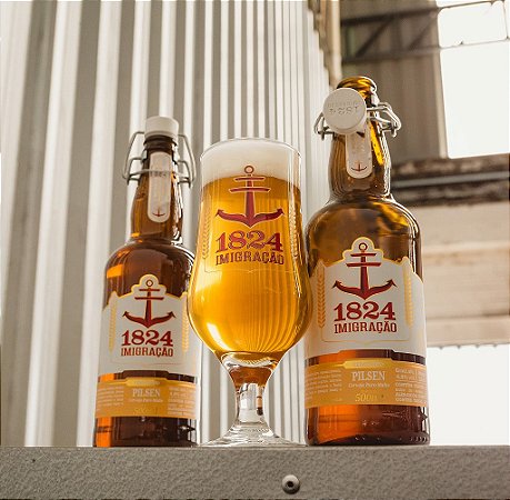 Kit Cerveja Imigracao Pilsen 500ml + Taça