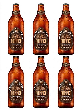 Pack 6un Cerveja Baden Coffee 600ml