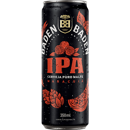 Cerveja Baden IPA Maracujá Lata 350ml