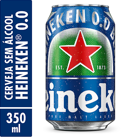 Cerveja Heineken 0,0% Lata 350ml