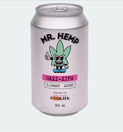 Cerveja Hipnose Mr. Hemp HAXI XIPA 350ml