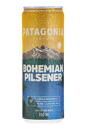 Cerveja Patagonia Bohemian Pilsener Lata 350ml