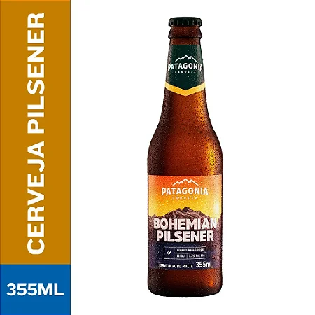 Cerveja Patagonia Bohemian Pilsener Long Neck 355ml