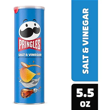 Batata Pringles Sal e Vinagre Importada 158g