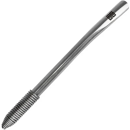Bomba de Tereré Black Erva c/ Mola Externa Cônica Inox 17cm
