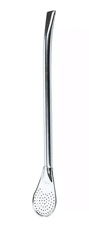 Bomba de Tereré Black Erva Clássica Inox 19cm