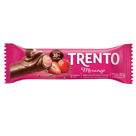 Chocolate Trento Morango 32g