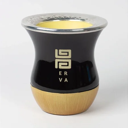 Cuia para Chimarrão Imitação de Madeira Preto