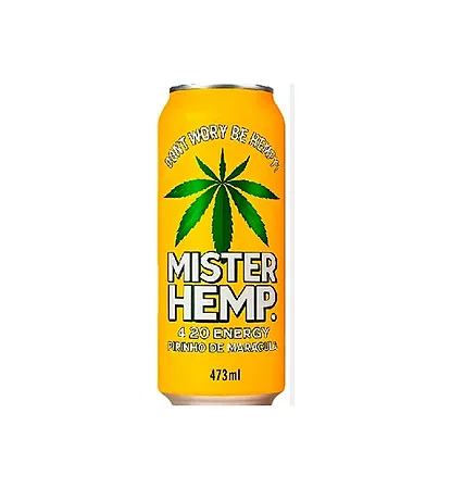 Energético Mister Hemp Fininho de Maracujá Lata 473ml