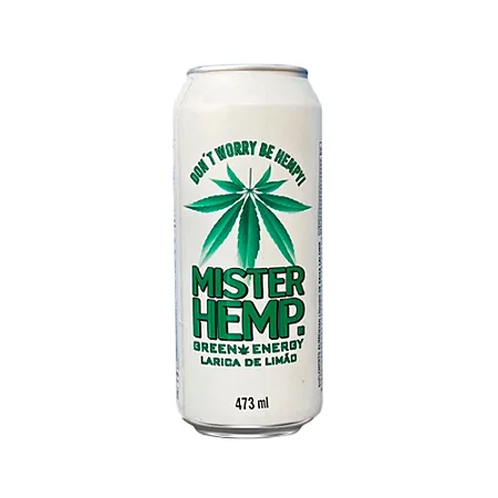 Energético Mister Hemp Larica de Limão Lata 473ml