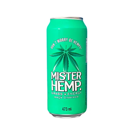 Energético Mister Hemp Maça Dixavada Lata 473ml