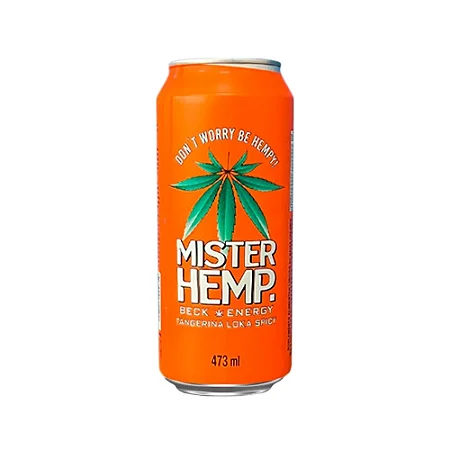 Energético Mister Hemp Tangerina Loka Spicy Lata 473ml