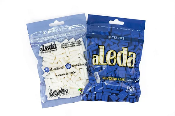 Filtro Aleda Azul Extra Longo Bag com 150 Filtros