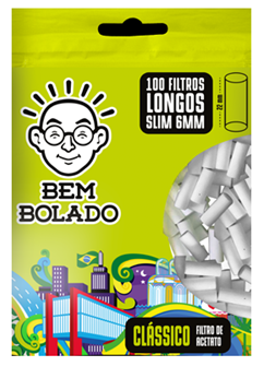 Filtro Bem Bolado Classico Longo Slim Bag Com 100 Filtros