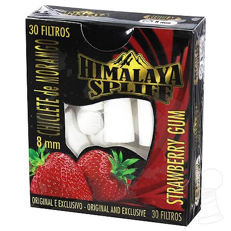 Filtro Himalaya Spliff Strawberry Gum 30 Filtros