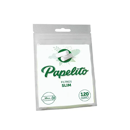 Filtro Papelito Tradicional Slim Bag com 120 Filtros