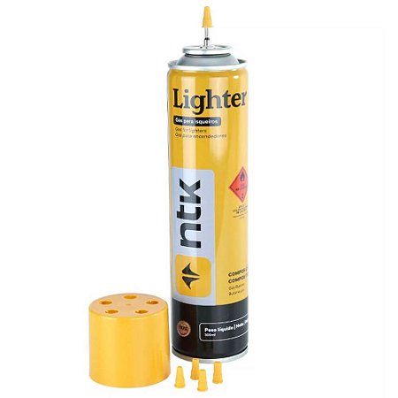 Gas Butano Isqueiro Lata 300ml