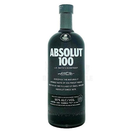 Vodka Absolut 100 Sueca 1L