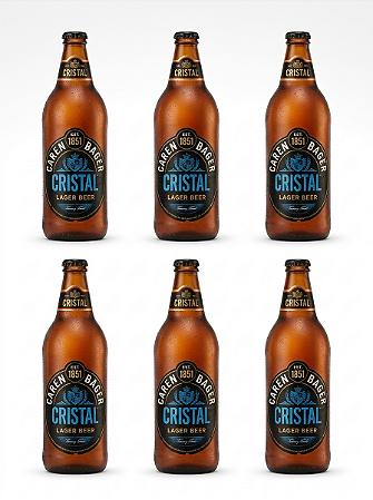 Pack 6un Cerveja Baden Cristal  600ml