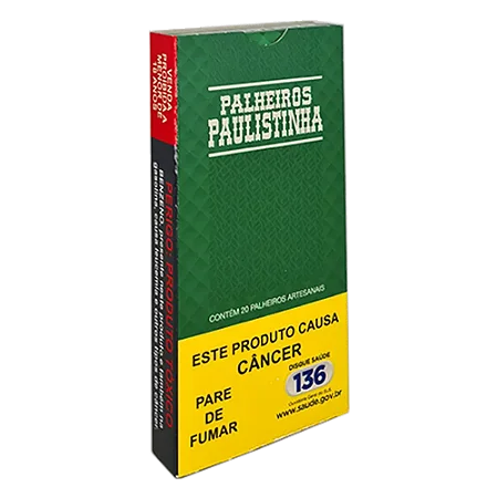 Palheiro Paulistinha Classic Menta 20un