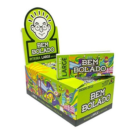Piteira de Papel Bem Bolado Large Branca