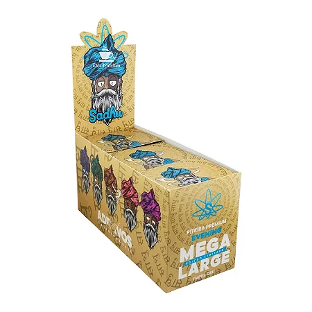 Piteira de Papel Premium Sadhu Mega Large Brown