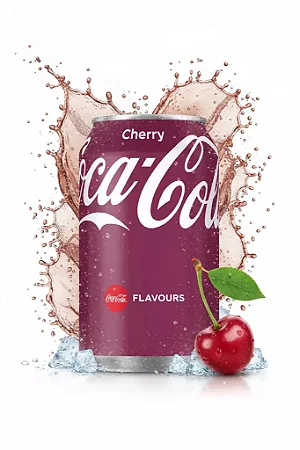 Refrigerante Coca Cola Cherry Importada Lata 330ml