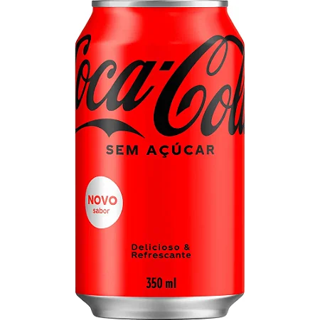 Refrigerante Coca Cola Zero Lata 350ml