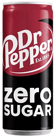 Refrigerante Dr Pepper Zero Importada Lata 330ml