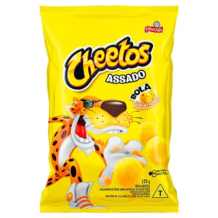 Salgadinho Elma Chips Cheetos Bola Queijo Suiço 125g