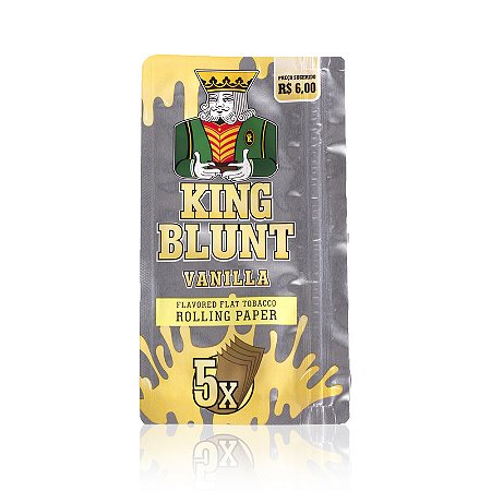 Seda King Blunt Baunilha King Size 5 Folhas