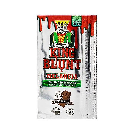 Seda King Blunt Melancia King Size 5 Folhas