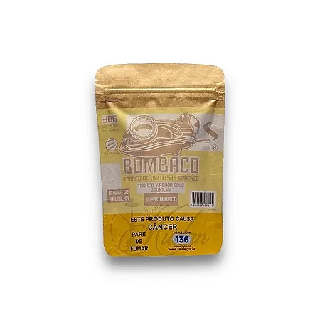 Tabaco Bombaco Virginia Gold Baunilha 30g