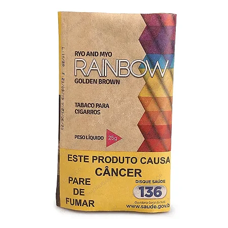 Tabaco Rainbow Golden Brown Organico 25g