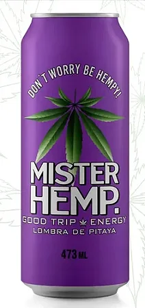 Energético Mister Hemp Bolado de Pitaya Lata 473ml