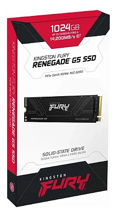 SSD Kingston FURY Renegade 1TB NVMe M.2 PCIe 4.0-SFYRSK1000G